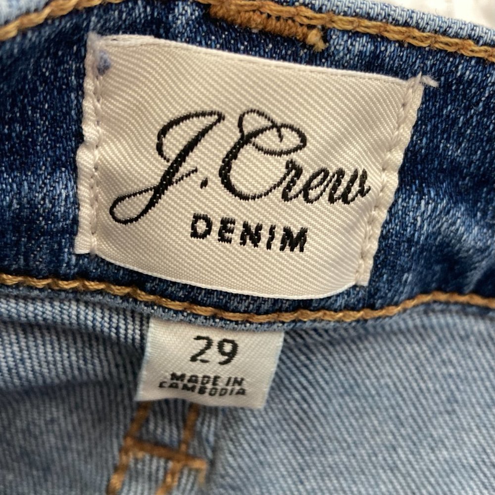 J.Crew | 9" Toothpick Exposed Button Fly Jeans - Picture 4 of 15